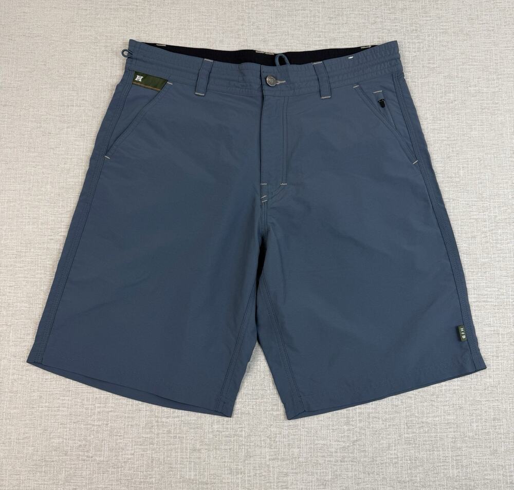Howler Brothers Horizon Hybrid Swim Trunks Men’s 32 Blue Blue Nylon Ripstop